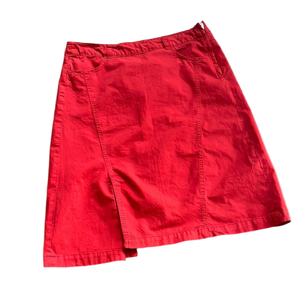 Zara Vibrant Red Skirt - Size Small